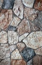 Sharped Stone natural Wall brick Texture Royalty Free Stock Photo