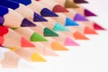 Sharpened Colored Pencils Royalty Free Stock Photo