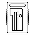 Sharpener icon, outline style Royalty Free Stock Photo