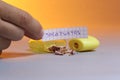 Sharpener with piece of paper saying Sacapuntas in Spanish