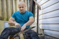 Sharpening a chainsaw