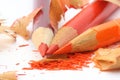 Sharpening colored pencils #3 Royalty Free Stock Photo