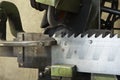 Sharpening of saw blades