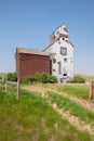 P H grain elevator in Sharples Royalty Free Stock Photo
