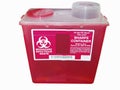 Sharps container Royalty Free Stock Photo