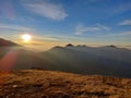 Sunset Sharr mountians , Kosova