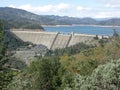 Shasta Dam on Shasta Lake Royalty Free Stock Photo