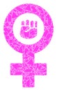 Shatter Mosaic Feminism Symbol Icon