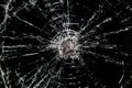 Shattered glass Royalty Free Stock Photo