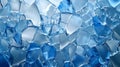 Shattered Icy Crystal Patterns in Wintery Abstract Textures Royalty Free Stock Photo