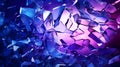 Shattered Reflections: Gradient Meshesa of Purple