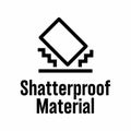 Shatterproof Material vector information sign
