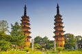 Shauangta twin pagoda temple in Suzhou China