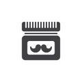 After shave cream icon vector
