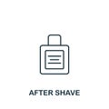 After Shave icon. Monochrome simple Barber Shop icon for templates, web design and infographics Royalty Free Stock Photo