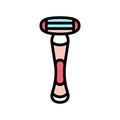 shave razor color icon vector illustration Royalty Free Stock Photo
