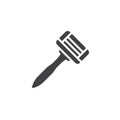 Shave razor vector icon Royalty Free Stock Photo