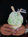 Shaved ice, dessert time on Maui Royalty Free Stock Photo