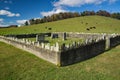 Shaver Family Cemetery on the Blue Ridge Parkway, Virginia, USA Royalty Free Stock Photo