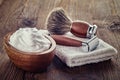 Shaving accessories Royalty Free Stock Photo