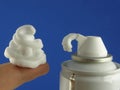 Shaving foam Royalty Free Stock Photo