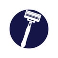 shaving razor icon logo vector Royalty Free Stock Photo