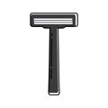 shaving razor icon logo vector Royalty Free Stock Photo