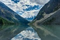 Shavlinsky lakes in mountain Altai. Russia. Royalty Free Stock Photo