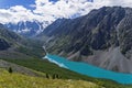 Shavlo Lake. Altai Mountains, Russia. Royalty Free Stock Photo