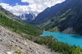 Shavlo Lake. Altai Mountains, Russia. Royalty Free Stock Photo