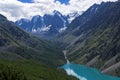 Shavlo Lake. Altai Mountains, Russia Royalty Free Stock Photo