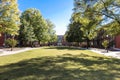 Shaw Hall and Quad at UNCG Royalty Free Stock Photo