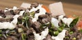 shawarma beef plate Royalty Free Stock Photo