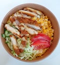 Shawarma bowl with chicken