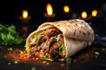 Shawarma, mediterranean food life style Authentic living