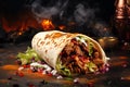 Shawarma, mediterranean food life style Authentic living