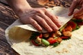 Shawarma Royalty Free Stock Photo