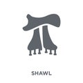 Shawl icon from Clothes collection.