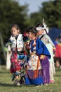 Shawnee Indian Children at Pow-wow Royalty Free Stock Photo