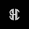 SHC letter logo abstract creative design. Royalty Free Stock Photo