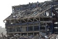 SHEA stadium building is demolished Royalty Free Stock Photo