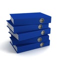 Sheaf office folders Royalty Free Stock Photo