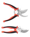 Shears on white background