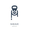 sheave icon in trendy design style. sheave icon isolated on white background. sheave vector icon simple and modern flat symbol for Royalty Free Stock Photo