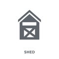 Shed icon from Agriculture, Farming and Gardening collection.