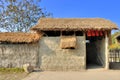 Shed by mud and grass, in china countryside