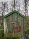 Shed mural in Teesdale near Barnard Castle