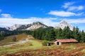 Shed in urkiola mountains