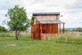 Shed in the woods Royalty Free Stock Photo
