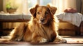 shedding dog on carpet